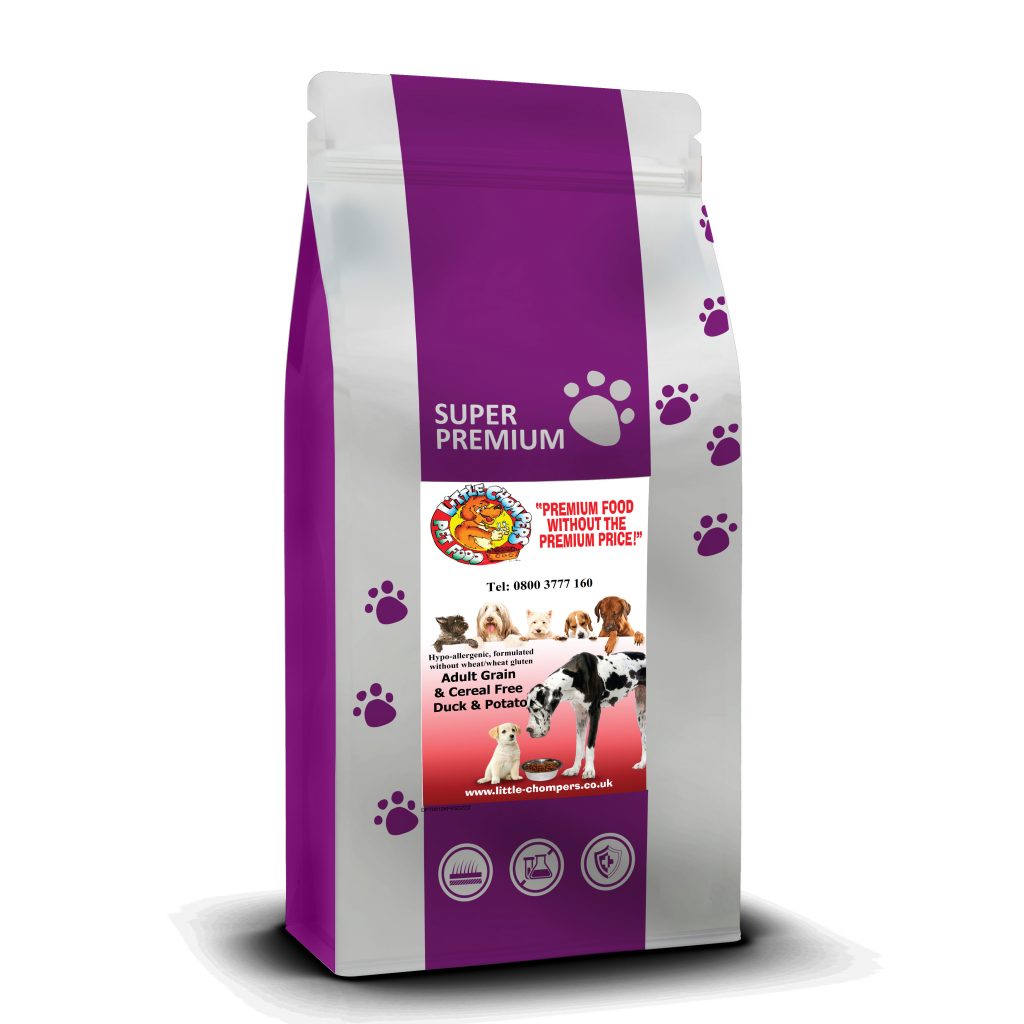 Duck and Potato Dog Food Grain and Cereal Free Dog Food