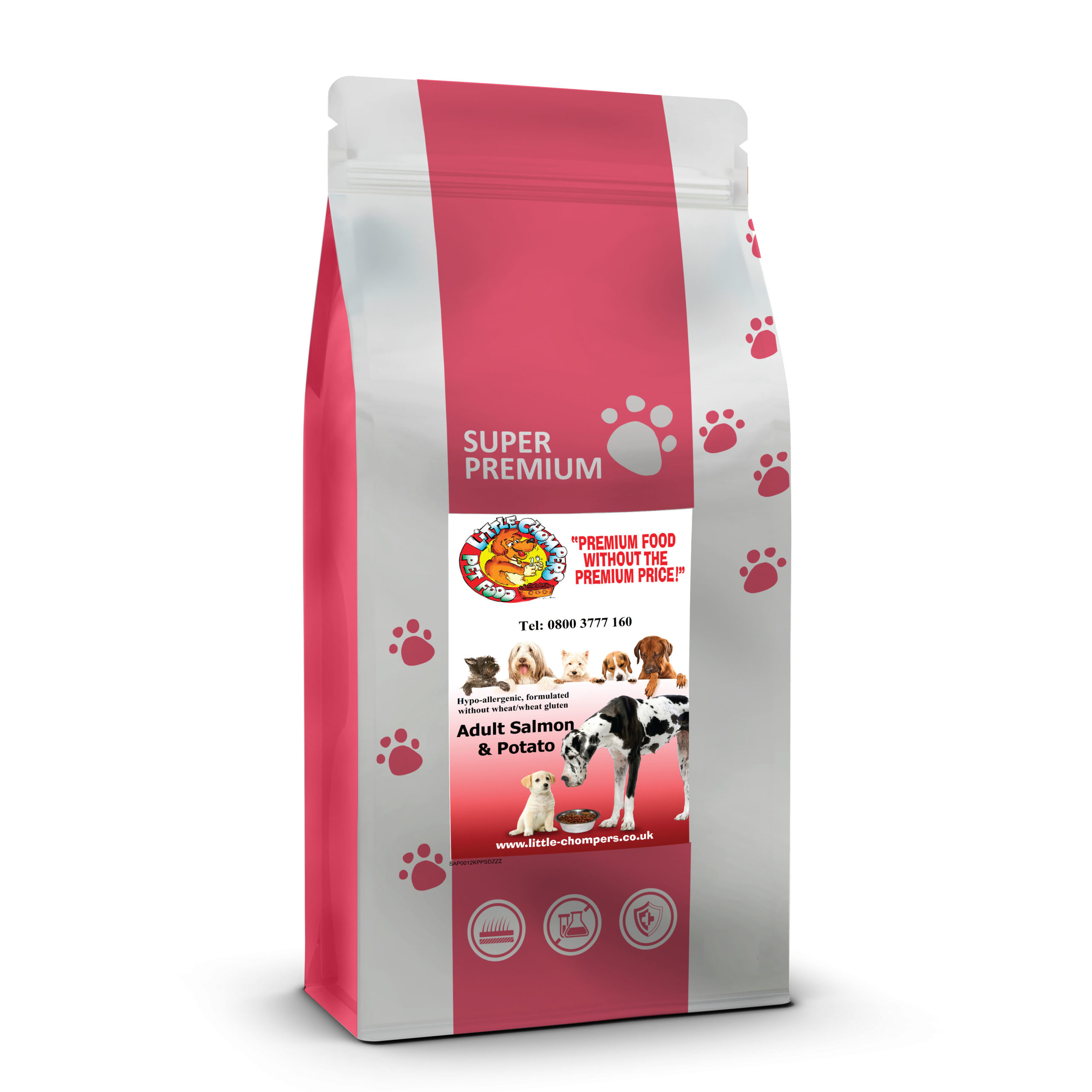 Salmon and Potato Adult Dog Food | Super Premium | 12kg 15kg