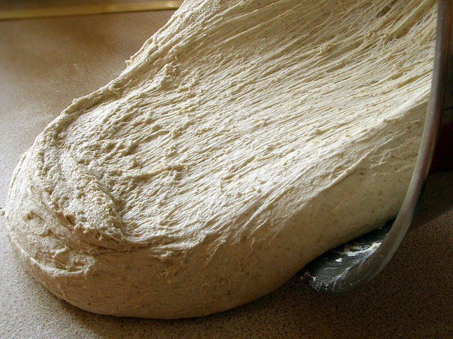 Raw bread dough